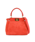 Mini Peekaboo, £750, Handbags, Red, Suede, Front view
